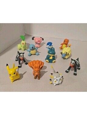Lot of 2020 Pokemon Mini Figures - lot of 12- 2” figures Most WTC